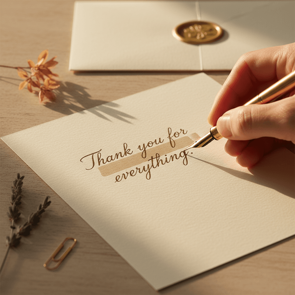 Personalized guest thank you and follow-up communication