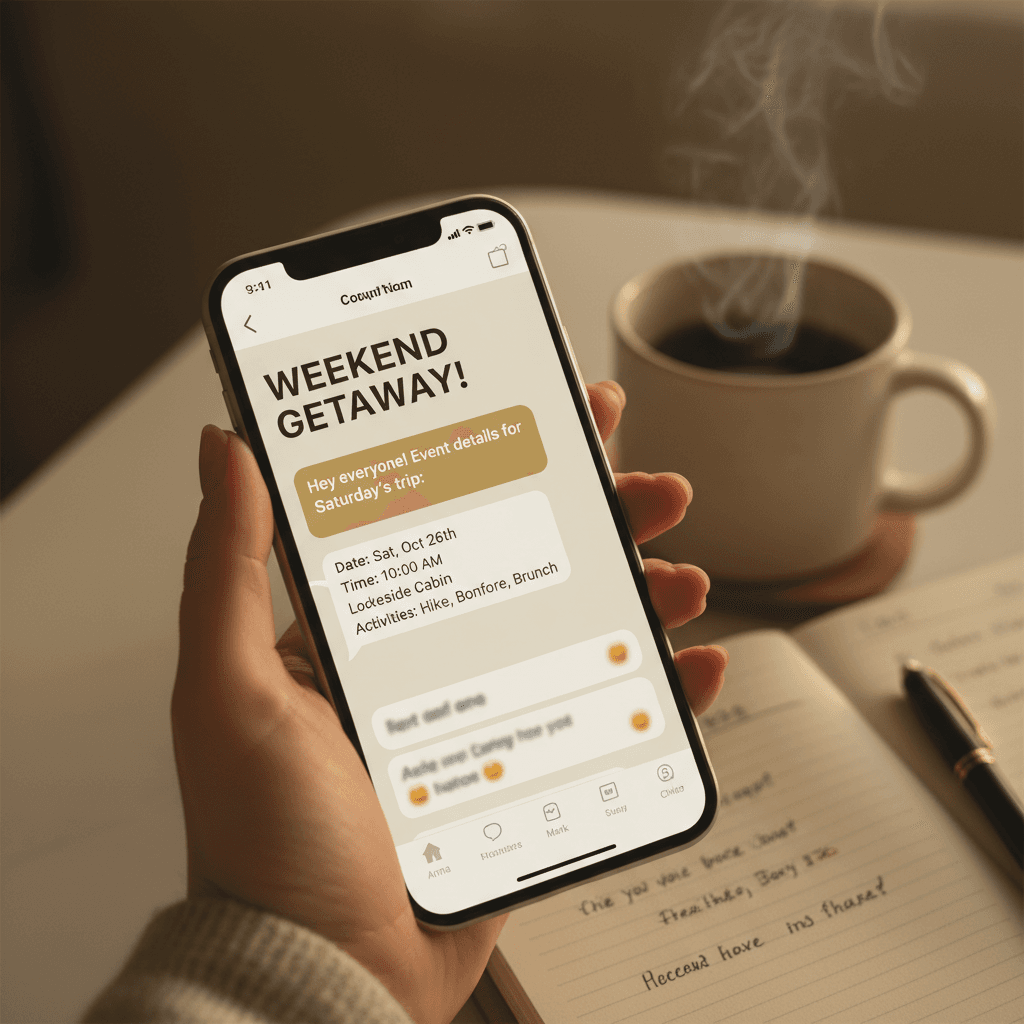 Guest communication and group coordination