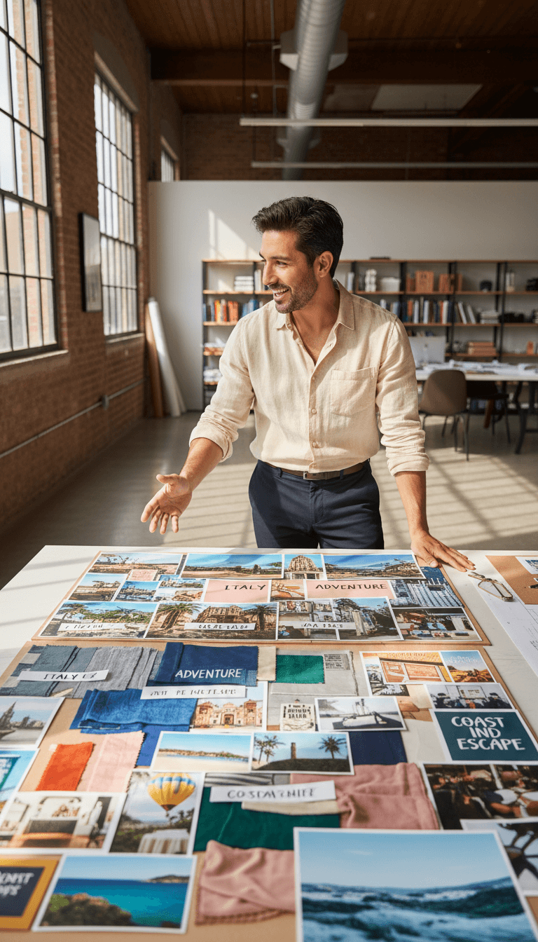 Guest experience designer creating curated itineraries