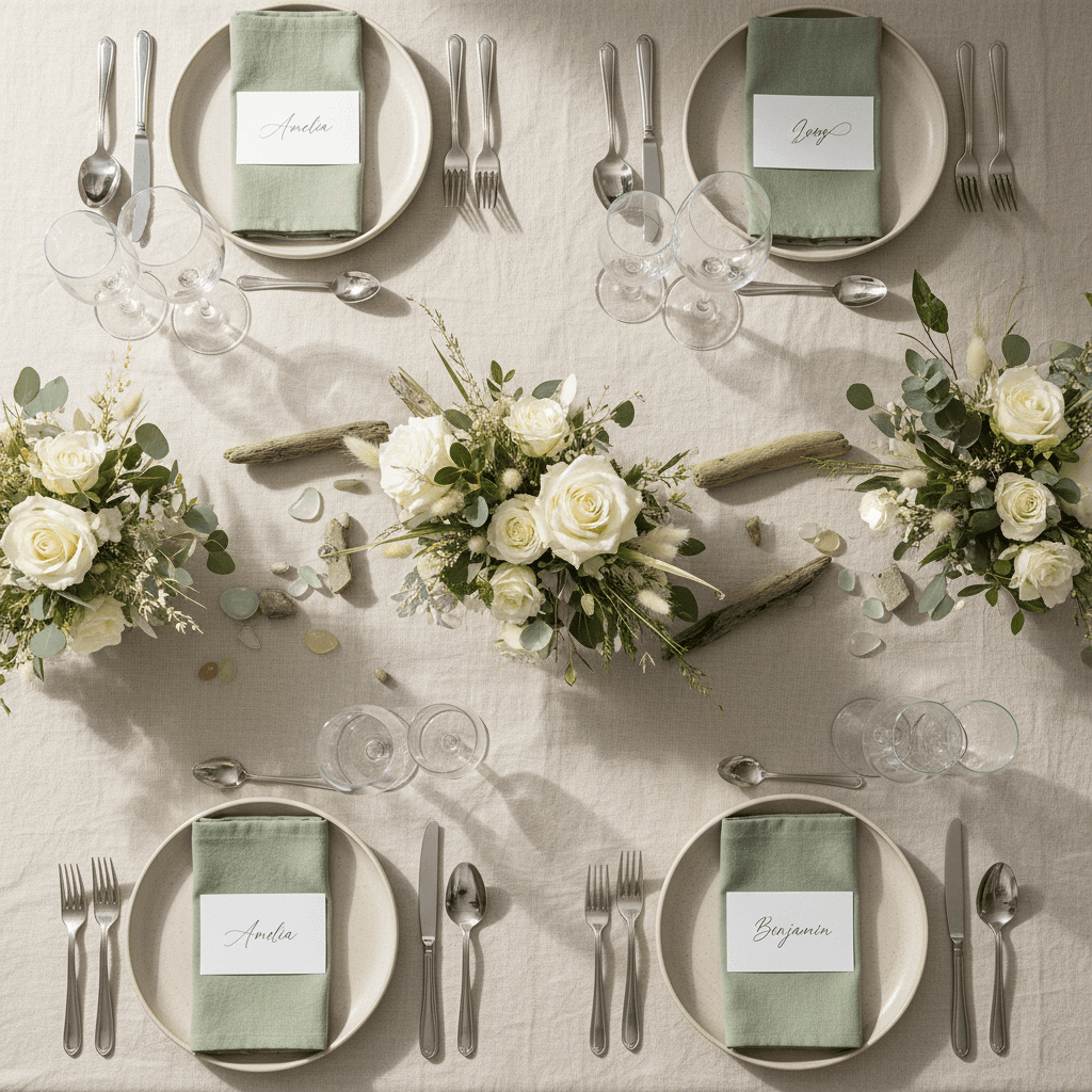 Event table design and place settings